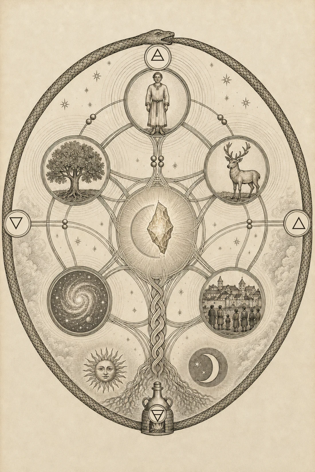 Plate I — Anatomy of the Net and the Soul Shard