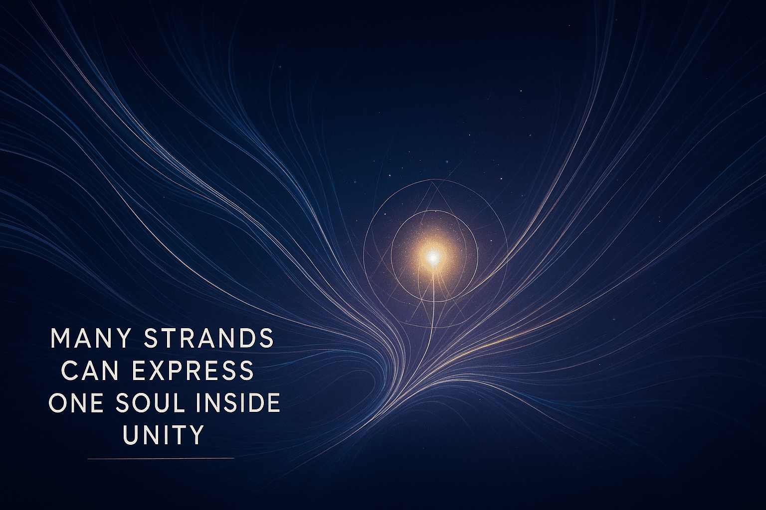 Many strands can express one soul inside unity